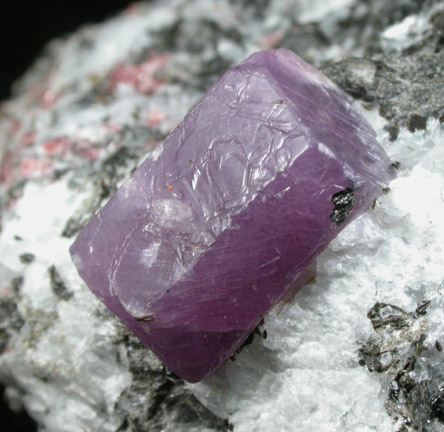 Corundum var. Ruby from Khit Ostrov, Karelia, Russia