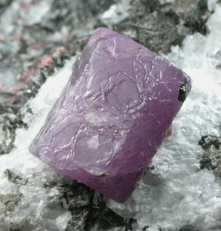 Corundum var. Ruby from Khit Ostrov, Karelia, Russia
