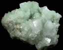 Hydroxyapophyllite-(K) (formerly apophyllite-(KOH)) on Prehnite from Bull Run Quarry, near Conklin, Loudoun County, Virginia