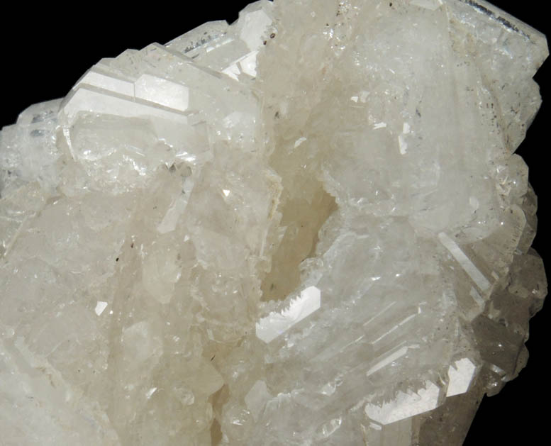 Apophyllite over Datolite with Pyrite from Millington Quarry, Bernards Township, Somerset County, New Jersey