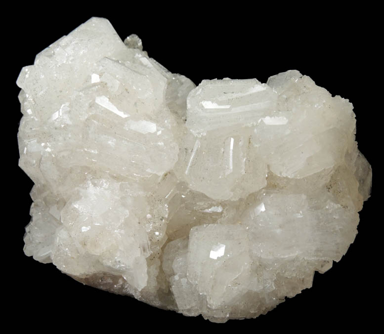 Apophyllite over Datolite with Pyrite from Millington Quarry, Bernards Township, Somerset County, New Jersey