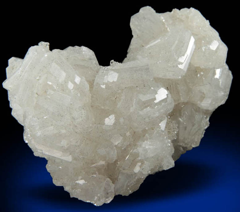 Apophyllite over Datolite with Pyrite from Millington Quarry, Bernards Township, Somerset County, New Jersey