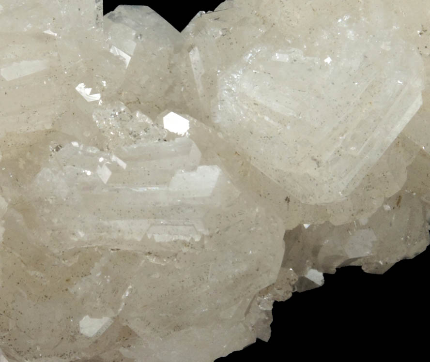 Apophyllite over Datolite with Pyrite from Millington Quarry, Bernards Township, Somerset County, New Jersey