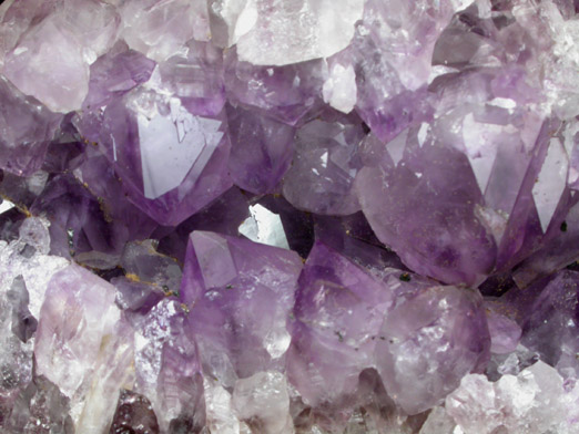 Quartz var. Amethyst from Prospect Park Quarry, Prospect Park, Passaic County, New Jersey