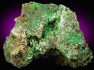 Conichalcite on Quartz from Tintic District, Juab County, Utah
