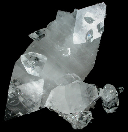 Apophyllite on Stilbite-Ca from Jalgaon, Maharashtra, India