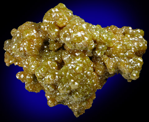 Pyromorphite from Bunker Hill Mine, 9 Level, Jersey Vein, Coeur d'Alene District, Shoshone County, Idaho