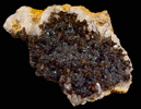 Plattnerite on Quartz from Mapimi District, Durango, Mexico