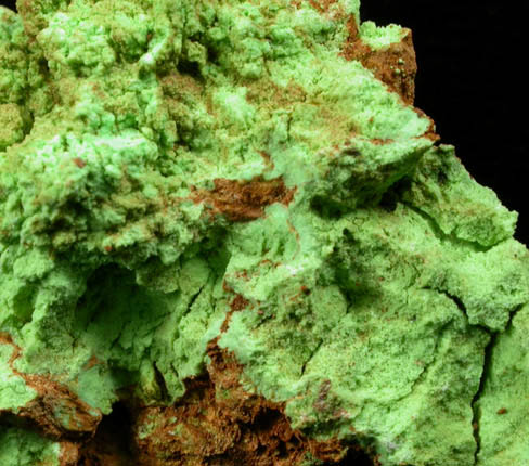 Gaspeite from Otter Shoot, Kambalda, Western Australia, Australia