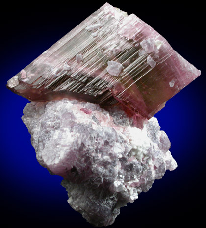 Elbaite Tourmaline with Lepidolite from Himalaya Mine, Mesa Grande District, San Diego County, California