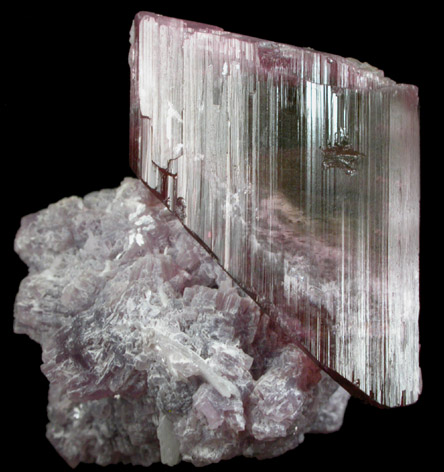 Elbaite Tourmaline with Lepidolite from Himalaya Mine, Mesa Grande District, San Diego County, California