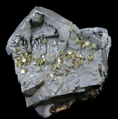 Galena with Chalcopyrite from Tri-State Lead-Zinc Mining District, Picher, Ottawa County, Oklahoma