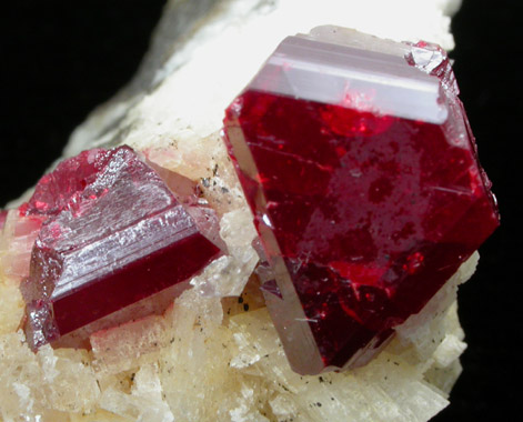 Cinnabar on Dolomite from Fenghuang, Xiangxi, Hunan, China