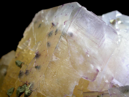 Fluorite with Chalcopyrite from Annabel Lee Mine, Harris Creek District, Hardin County, Illinois