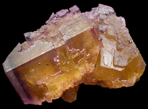 Fluorite with Chalcopyrite from Minerva #1 Mine, Cave-in-Rock District, Hardin County, Illinois