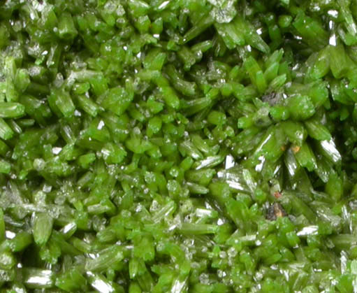 Pyromorphite from Chester County Mine, Phoenixville, Chester County, Pennsylvania