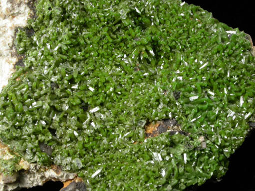 Pyromorphite from Chester County Mine, Phoenixville, Chester County, Pennsylvania