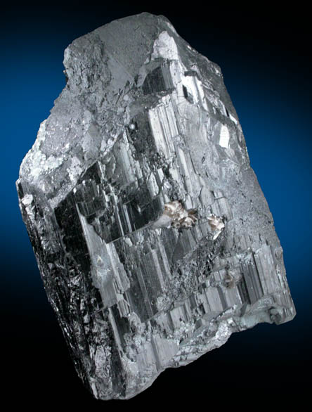 Ferberite with Fluorapatite from Panasqueira Mine, Barroca Grande, 21 km. west of Fundao, Castelo Branco, Portugal