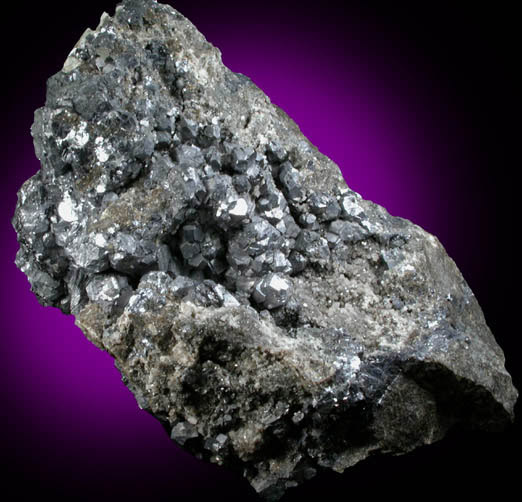 Galena from Fletcher Mine, Viburnum Trend, Reynolds County, Missouri