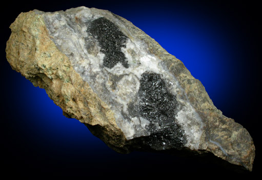 Hydrocarbon with Calcite from New Almaden Mine, 600' level, Santa Teresa Hills, Santa Clara County, California