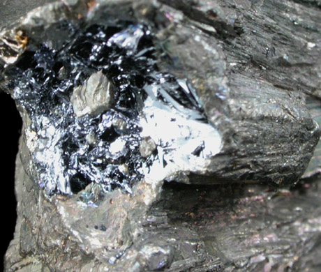 Bismuth with Molybdenite from Wolfram Camp, Mareeba Shire, Queensland, Australia