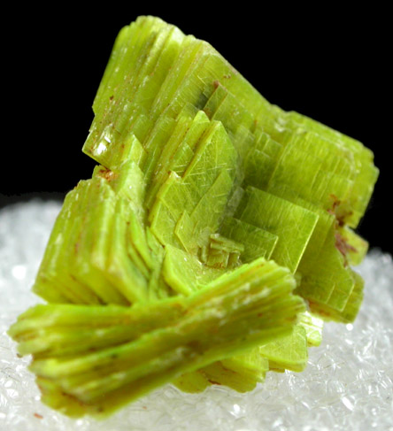 Uranocircite from Lavra Sao Pedro, Malacacheta District, Minas Gerais, Brazil