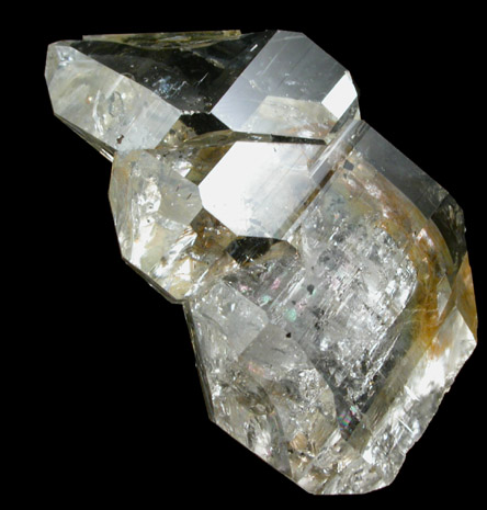 Quartz var. Herkimer Diamond with two-phase inclusions from Herkimer, Herkimer County, New York