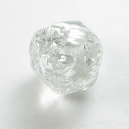 Diamond (0.37 carat colorless complex crystal) from Premier Mine, Gauteng Province, South Africa