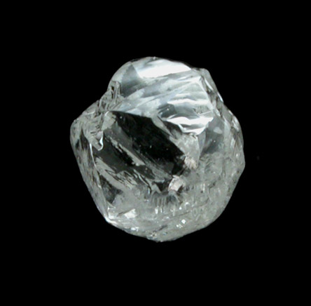 Diamond (0.37 carat colorless complex crystal) from Premier Mine, Gauteng Province, South Africa