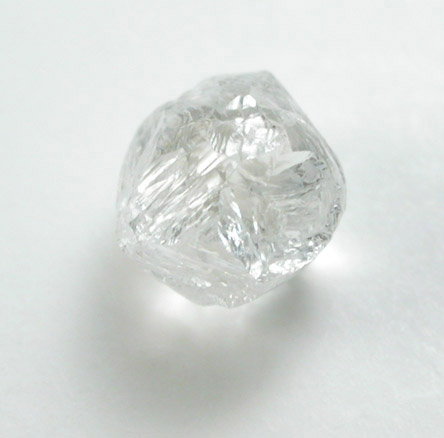 Diamond (0.41 carat colorless complex crystal) from Premier Mine, Gauteng Province, South Africa