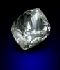 Diamond (0.50 carat colorless complex crystal) from Premier Mine, Gauteng Province, South Africa