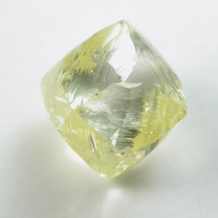 Diamond (0.51 carat fancy-yellow dodecahedral crystal) from Northern Cape Province, South Africa