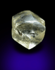 Diamond (1.23 carat yellow-gray dodecahedral crystal) from Koffiefontein Mine, Free State (formerly Orange Free State), South Africa