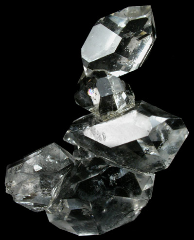 Quartz var. Herkimer Diamond from Hickory Hill Diamond Diggings, Fonda, Montgomery County, New York