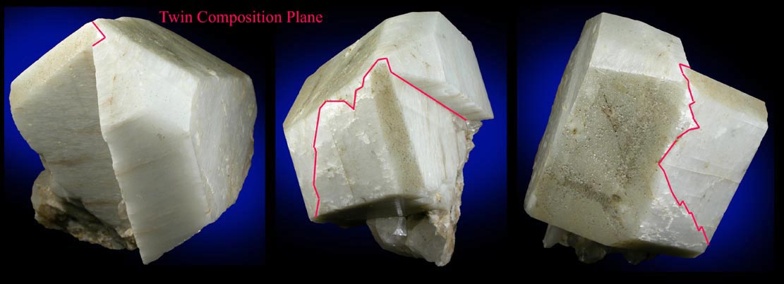 Orthoclase (Baveno-Law Twinned) with Quartz from Chilas, Diamar District, Gilgit-Baltistan, Pakistan