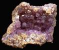 Quartz var. Amethyst from Prospect Park Quarry, Prospect Park, Passaic County, New Jersey