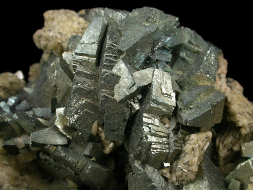 Arsenopyrite and Siderite from Panasqueira Mine, Barroca Grande, 21 km. west of Fundao, Castelo Branco, Portugal