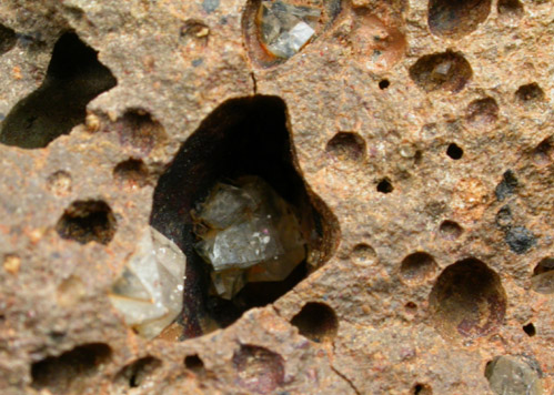 Chabazite (interpenetrant twins) from Zilina, Slovak Republic (Slovakia)