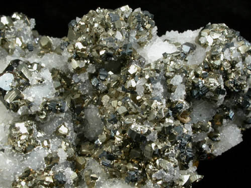 Pyrite, Sphalerite, Quartz, Bournonite from Erdely, Baia Mare (formerly Nagybanya), Maramures, Romania