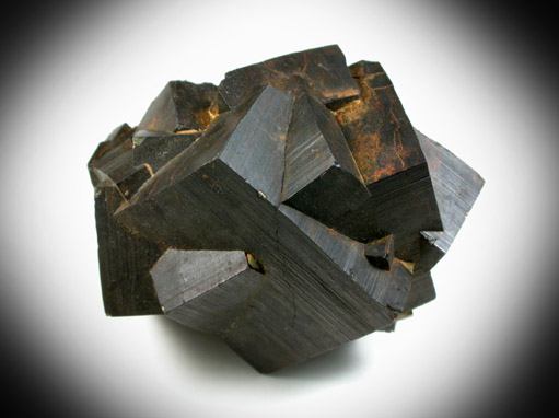 Goethite pseudomorphs after Pyrite from Pelican Point, Utah County, Utah