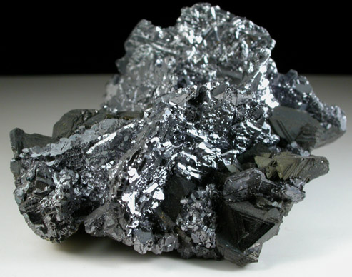 Galena (Spinel-law twinned crystals) with Sphalerite from Trepca District, 10 km east of Kosozska Mitrovica, Kosovo