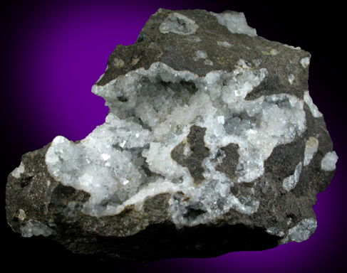 Chabazite-Ca (interpenetrant twins) from County Antrim, Northern Ireland