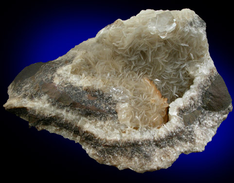Siderite with Quartz from Coed-Ely Colliery, Rhondda-Cynon-Taff, Wales