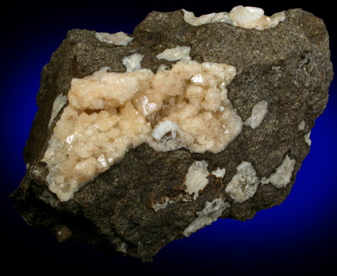 Gmelinite-Na with Natrolite from Glenarm, County Antrim, Northern Ireland (Type Locality for Gmelinite)