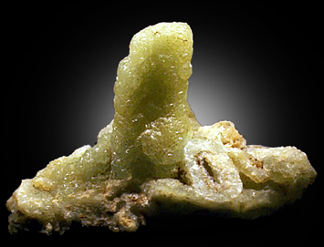 Prehnite from Lower New Street Quarry, Paterson, Passaic County, New Jersey
