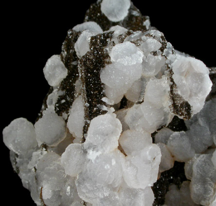Calcite with Quartz from N'Chwaning Mine, Kalahari Manganese Field, Northern Cape Province, South Africa