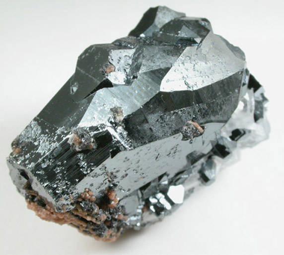 Hematite with Calcite from Wessels Mine, Kalahari Manganese Field, Northern Cape Province, South Africa