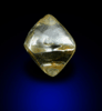Diamond (1 carat yellow octahedral crystal) from Venetia Mine, Limpopo Province, South Africa