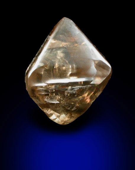 Diamond (4.16 carat brown octahedral crystal) from Argyle Mine, Kimberley, Western Australia, Australia