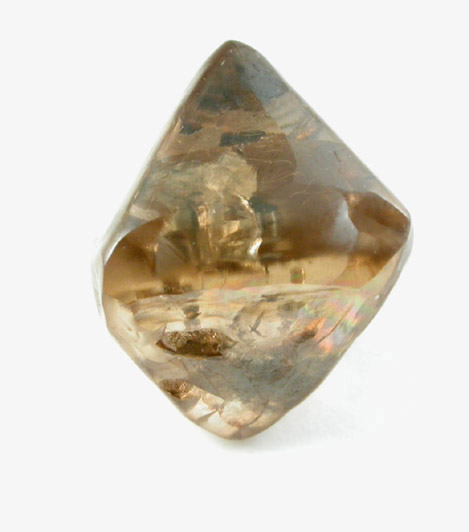 Diamond (4.16 carat brown octahedral crystal) from Argyle Mine, Kimberley, Western Australia, Australia